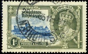 NORTHERN RHODESIA - 1935 - SG 18 - 1d KGV Silver Jubilee - VFU