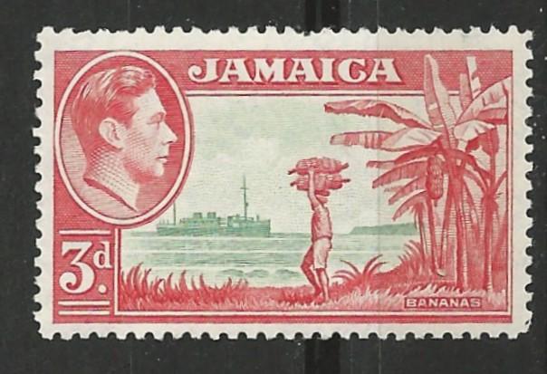 Jamaica # 152  Banana Harvest  George VI     (1)   VLH Unused