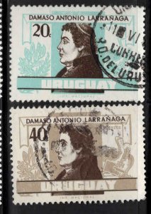 Uruguay Scott 693-694 Used stamp set