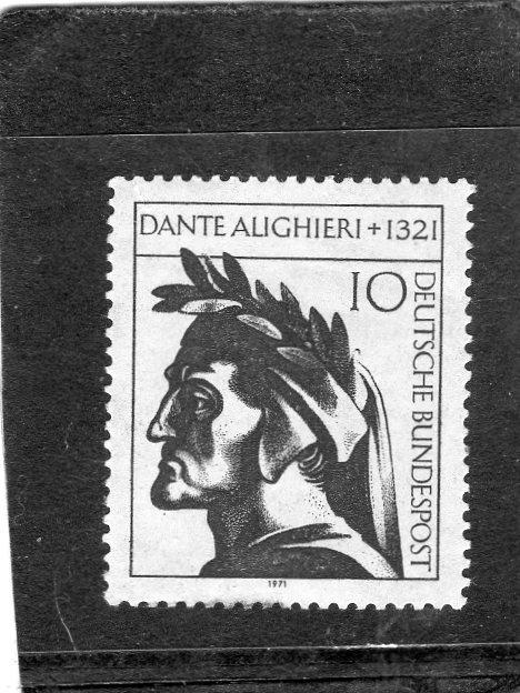 Germany 1971 Dante  MNH