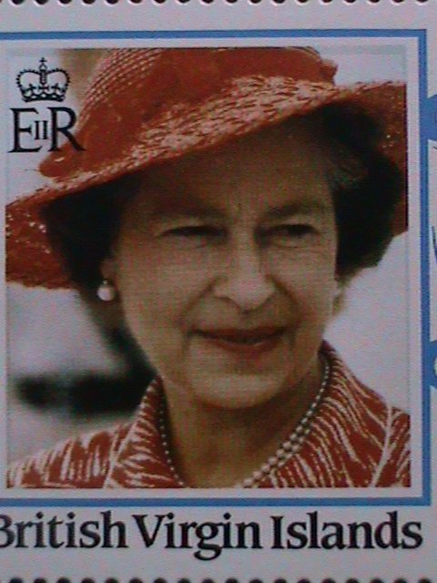 BRITISH VIRGIN ISLANDS- REMEMBER ALWAYS-QUEEN ELIZABETH II MNH S/S VERY FINE