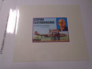 Central African  Empire  Plane    MNH  Proof