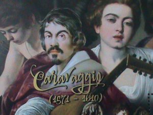 ​MADAGASCAR-2021- FAMOUS NUDE ARTS PAINTING BY  CARAVAGGIS-CTO S/S VF LAST ONE