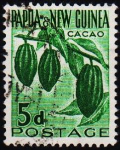 Papua New Guinea.1952 5d S.G.19 Fine Used