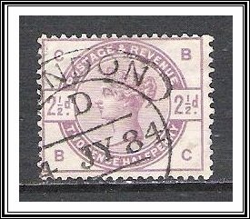 Great Britain #101 (BC) Queen Victoria Used HR