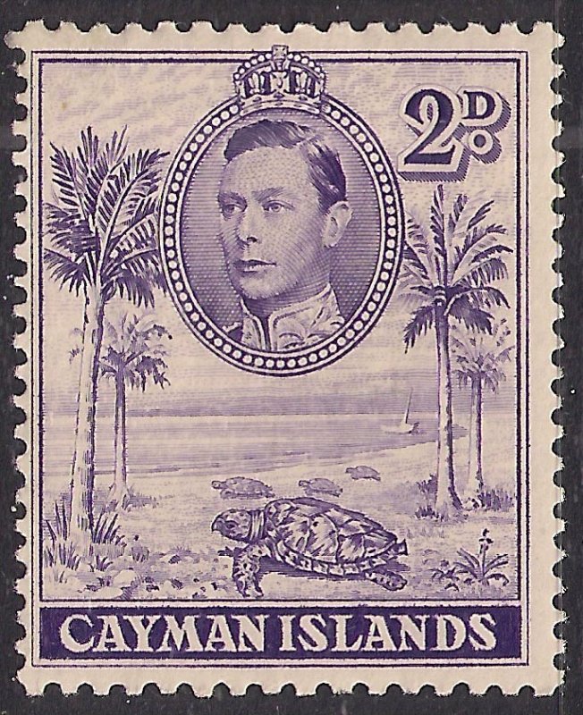 Cayman Islands 1938 - 48 KGV1 2d Hawksbill Turtles MM SG 119 ( A774 ) 