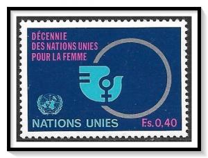 United Nations Geneva #90 Women's Year MNH