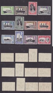 St Lucia-Sc#95-106- id13-unused NH og set-KGV-1935-S/H fee reflects the cost of