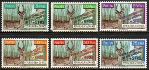 Guinea Sc #B19-B24 Mint Hinged