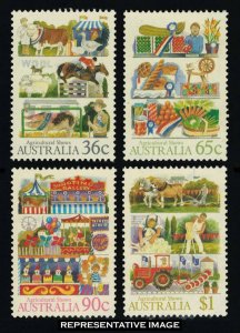 Australia Scott 1019-1022 Mint never hinged.