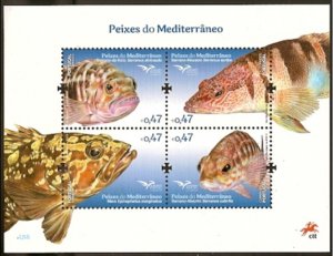 Portugal 2016 MNH Stamps Souvenir Sheet Fish Euromed