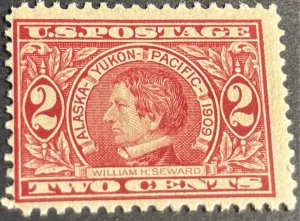 U.S.# 370-MINT NEVER/HINGED--SINGLE--CARMINE--1909(LOTX6)