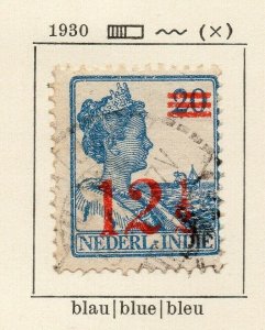 Dutch Indies 1930 Early Issue Fine Used 12.5c. Surcharged NW-171992