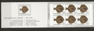 LATVIA Sc 597A NH COMPLETE BOOKLET of 2004 - FISH