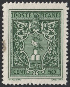 Vatican City SC#93 30c Papal Coat of Arms (1945) *MNH