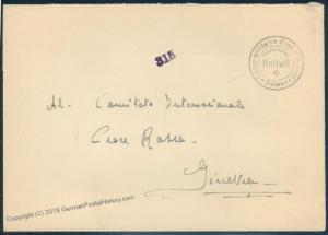 Switzerland WWII Internee Camp Huttwil Prisoner Cover 53903