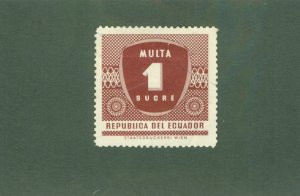 ECUADOR J20 USED BIN $0.50