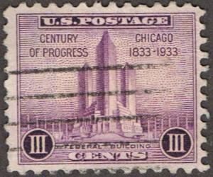 US Used 3 cent Scott #729 Fine