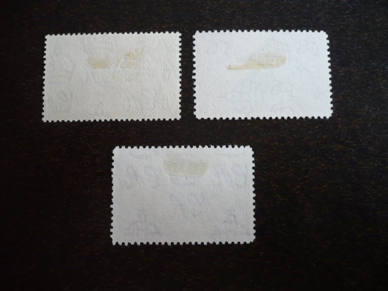 Stamps - St. Lucia - Scott# 119,122,124 - Used Part Set of 3 Stamps
