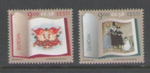 Estonia Sc 643-4 2010 Europa stamp set mint NH