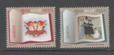 Estonia Sc 643-4 2010 Europa stamp set mint NH