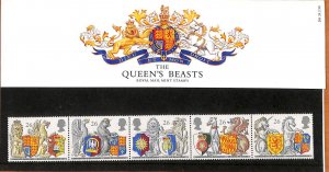 Great Britain 1998, Coat of arms 5v, Presentation pack, MNH