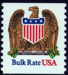 SC#2602 (10¢) Eagle & Shield Coil Single (1991) MNH