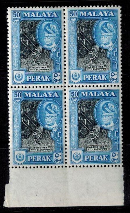 Perak 134 MNH VF BLK  Bright Color