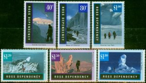 Ross Dependency 1996 Antarctic Landscapes Set of 6 SG38-43 V.F MNH 