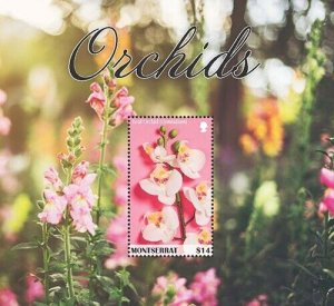 Montserrat 2019 - Orchids - Souvenir stamp sheet - MNH