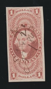 US R72a $1 Manifest Revenue Used VF SCV $40