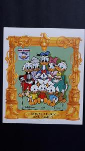 Disney - Maldives 1995. ** MNH Block/1