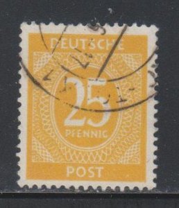 Germany,  25pf Numeral (SC# 546) Used