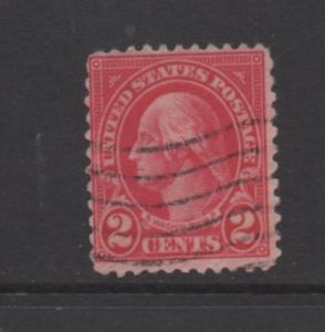 Scott #   634A type 2  singles  used