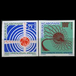 GABON 1963 - Scott# 167-8 Communication Imp. Set of 2 NH