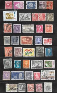 WORLDWIDE Mixture Lot Page #39 Used Singles Collection / Lot