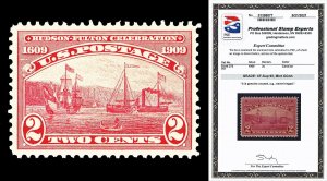 Scott 372 2c Hudson-Fulton Issue Mint Graded XF-Sup 95 NH with PSE CERTIFICATE
