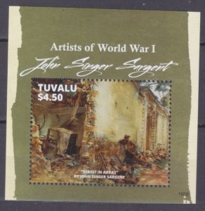 2015 Tuvalu 2120/B236 Artists World War I 9,00 €