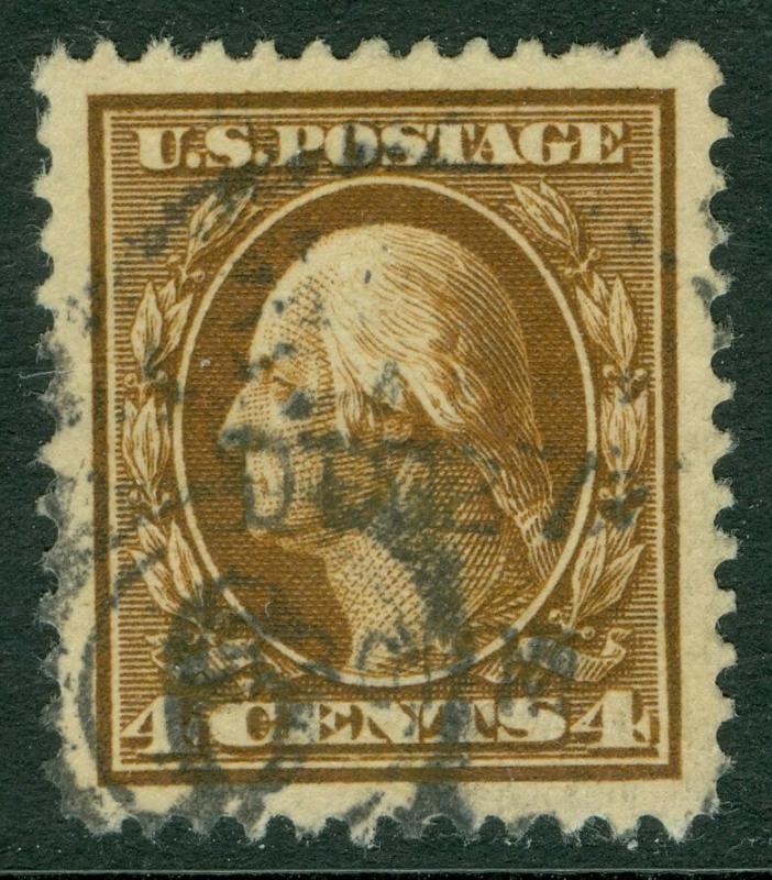 USA : 1911. Scott #377 Used. Superb Jumbo. PSE Certificate Graded 98J. SMQI $400