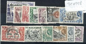 Nigeria 1953 ½d - £1 set, sg69-80 fu