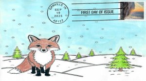 6041 - FDC - 78c Ice Sickles - Fox Hand Painted Wally Jr Cachet - Killbar