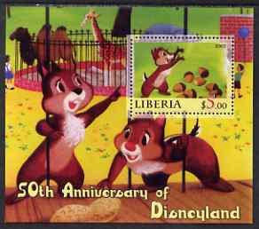 Liberia 2005 50th Anniversary of Disneyland #11 (Chip &am...