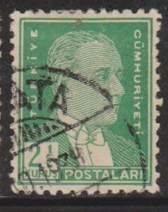 Turkey Sc#742 Used