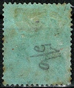 MAURITIUS 1913-22 KG V 1r BLACK on GREEN (DIE II) VFU SG 201b Wmk.MCCA VGC