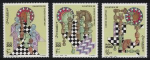 Somalia Chess Olympic Invitation 3v 1998 MNH MI#710-712