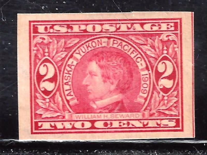 #371 US 2 CENT IMPER CARMINE ALASKA-YUKON-PACIFIC EXPO-MINT-HGD-FINE