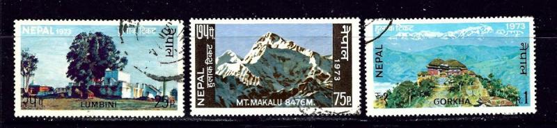 Nepal 270-72 Used 1973 set