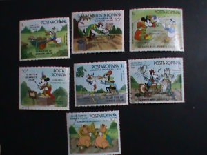 ​VIETNAM CARTOON STAMP-FAMOUS STORY-HARD WORKING ANTS FAMILY-STAMP MNH SET VF