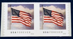 US #5052 MNH Coil Pair Flag