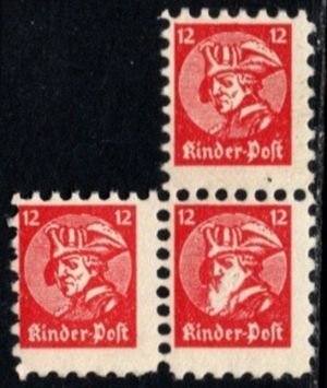 1930's Germany Poster Stamps Children's Mail Based 1933 Frederick t...